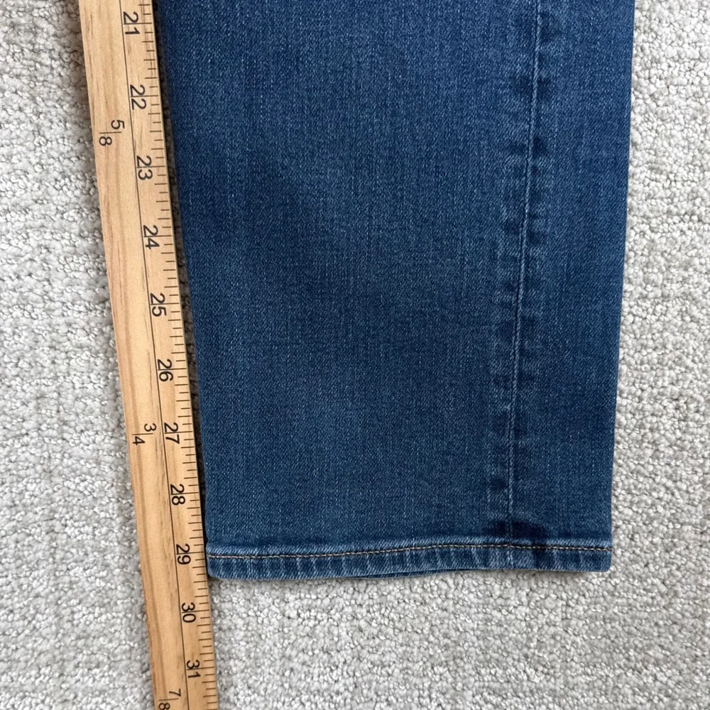 Revtown Mens 34x30 Dark Wash Slim Taper Fit Stretch Denim Blue Jeans